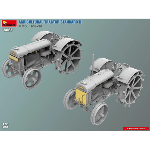 AGRICULTURAL TRACTOR STANDARD N. MOD.1934-36 KIT 1:35 Miniart Kit Art.Vari Modellino