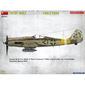 FOCKE-WULF FW 190D-9 EARLY PROD.ADVANCED KIT 1:48 Miniart Kit Diorami Modellino