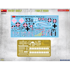 FOCKE-WULF FW 190D-9 EARLY PROD.ADVANCED KIT 1:48 Miniart Kit Diorami Modellino