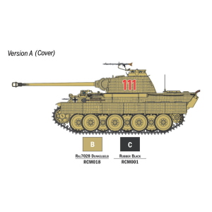 PANTHER SD.KFZ.171 AUSF.A MODEL SET KIT 1:56 Italeri Kit Mezzi Militari Modellino