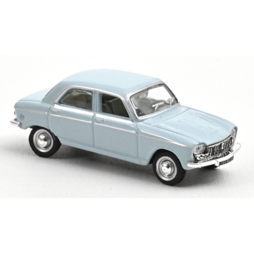 PEUGEOT 204 1967 SKY BLUE 1:87 Norev Auto Stradali Modellino