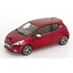 PEUGEOT 208 GTI 2013 RUBIS RED 1:18 Norev Auto Stradali Modellino