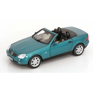 MERCEDES SLK 1996 VIVIANIT GREEN 1:18 Norev Auto Stradali Modellino