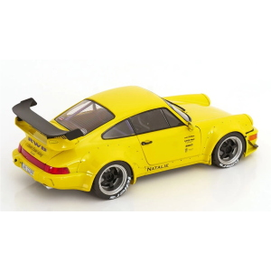 PORSCHE RWB BODYKIT NATALI YELLOW 2023 1:18 Solido Auto Stradali Modellino