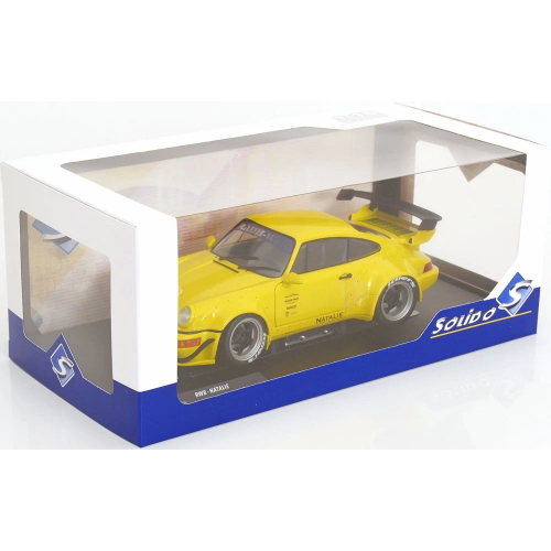 PORSCHE RWB BODYKIT NATALI YELLOW 2023 1:18 Solido Auto Stradali Modellino