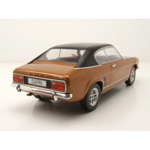 FORD CAPRI MK I GXL 1973 BROWN/BLACK 1:18 ModelCarGroup Auto Stradali Modellino