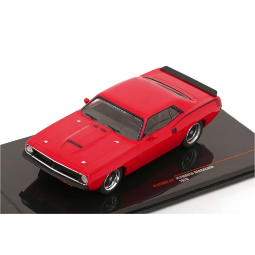 PLYMOUTH BARRACUDA 1970 RED 1:43 Ixo Model Auto Stradali Modellino