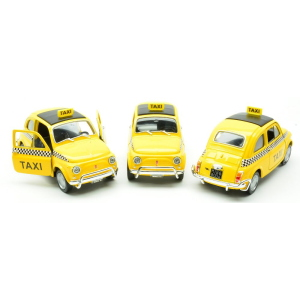 FIAT 500 TAXI (1 Modellino) Cm 10 Welly Modellismo Giocattolo Modellino