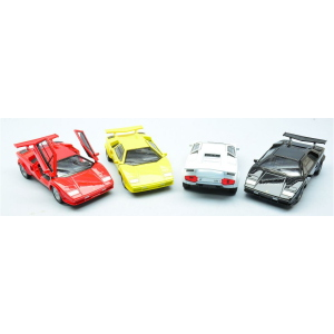 LAMBORGHINI COUNTACH LP 500 S (1 Modellino) Cm 10 Welly Modellismo Giocattolo Modellino