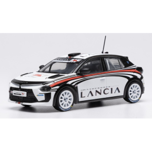 LANCIA YPSILON HF RALLY4 2025 TEST CAR 1:43 Ixo Model Auto Rally Modellino