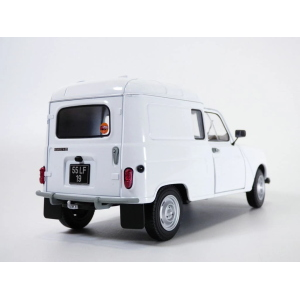 RENAULT R4L F4 VAN 1975 WHITE 1:18 Solido Camion Modellino