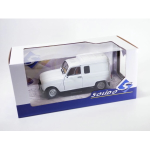 RENAULT R4L F4 VAN 1975 WHITE 1:18 Solido Camion Modellino