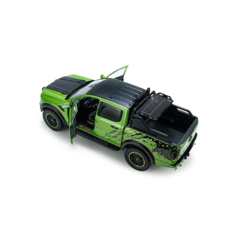 FORD RANGER RAPTOR METALLIC GREEN 2024 1:18 Solido Auto Stradali Modellino