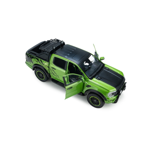 FORD RANGER RAPTOR METALLIC GREEN 2024 1:18 Solido Auto Stradali Modellino