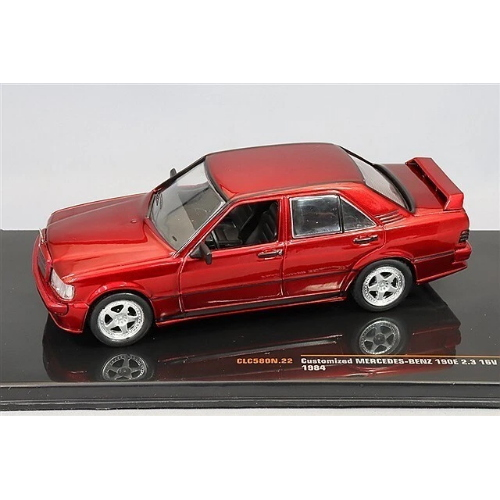 MERCEDES 190 E 2.3 16V 1984 RED 1:43 Ixo Model Auto Stradali Modellino