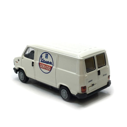 FIAT DUCATO VESPA SERVICE 1982 WHITE 1:87 Brekina Camion Modellino