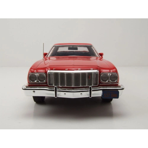 FORD GRAN TORINO STARSKY & HUTCH TV SERIES 1975-79 1:18  ModelCarGroup Movie Modellino