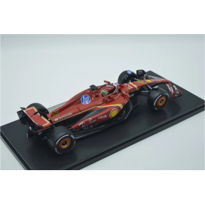 FERRARI SF-24 N.16 CHARLES LECLERC 2024 CON VETRINA 1:18 Burago Formula 1 Modellino