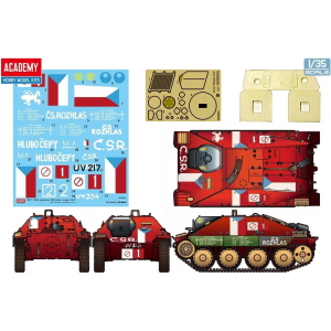 HETZER "PRAGUE 1945" KIT 1:35 Academy Kit Mezzi Militari Modellino