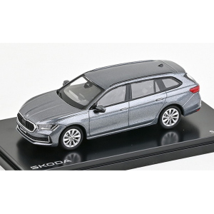 SKODA SUPERB IV COMBI 2023 GRAPHITE METALLIC 1:43 Abrex Auto Stradali Modellino