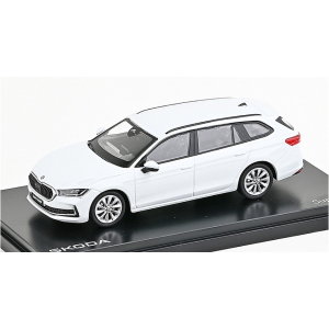 SKODA SUPERB IV COMBI 2023 WHITE 1:43 Abrex Auto Stradali Modellino