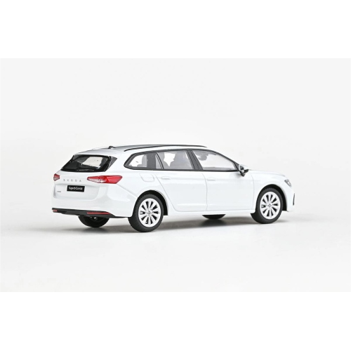 SKODA SUPERB IV COMBI 2023 WHITE 1:43 Abrex Auto Stradali Modellino