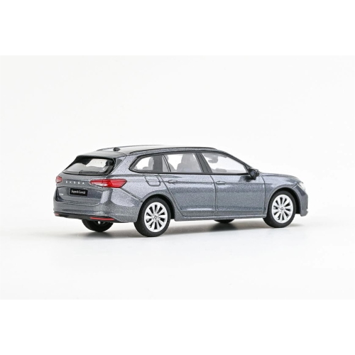 SKODA SUPERB IV COMBI 2023 GRAPHITE METALLIC 1:43 Abrex Auto Stradali Modellino