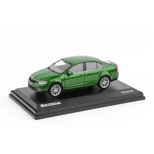 SKODA OCTAVIA III 2013 GREEN 1:43 Abrex Auto Stradali Modellino