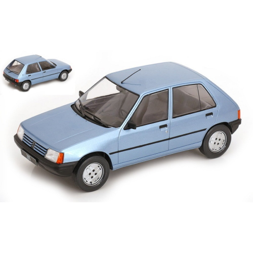 PEUGEOT 205 1984 LIGHT BLUE 1:18 ModelCarGroup Auto Stradali Modellino