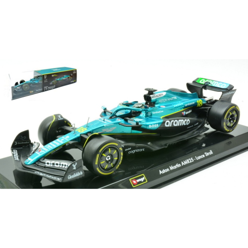 ASTON MARTIN AMR 25 N.18 2025 LANCE STROLL SIGNATURE 1:24 Burago Formula 1 Modellino