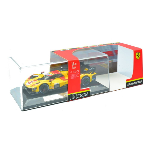 FERRARI 499P N.83 WINNER LE MANS 2025 KUBICA-HANSON-YE SIGNATURE 1:43 Burago Auto Competizione Modellino
