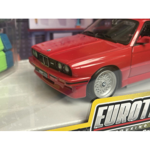 BMW M3 + RACK BASKET 1:24 Burago Auto Stradali Modellino
