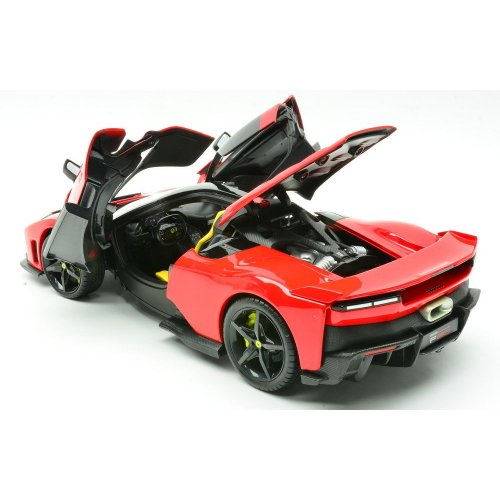 FERRARI F80 2024 RED SIGNATURE 1:18 Burago Auto Stradali Modellino