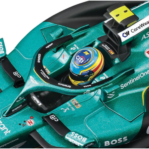 ASTON MARTIN AMR 25 N.14 2025 FERNANDO ALONSO SIGNATURE 1:24 Burago Formula 1 Modellino