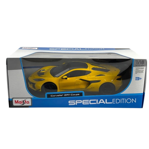 CHEVROLET CORVETTE ZR1 COUPE' 2025 YELLOW 1:24 Maisto Auto Stradali Modellino