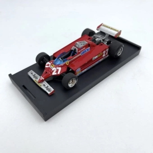 FERRARI 126 CK G.VILLENEUVE 1981 N.27 WINNER MONACO GP 1:43 Brumm Formula 1 Modellino