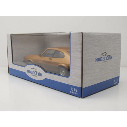 FORD CAPRI III 1978 GOLD 1:18 ModelCarGroup Auto Stradali Modellino