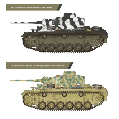 GERMAN PANZER III AUSF L "BATTLEOF KURSK" KIT 1:35 Academy Kit Mezzi Militari Modellino