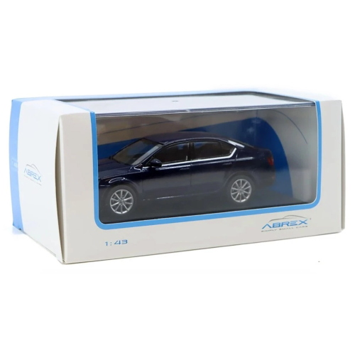 SKODA OCTAVIA III 2013 BLUE PACIFIC METALLIC 1:43 Abrex Auto Stradali Modellino