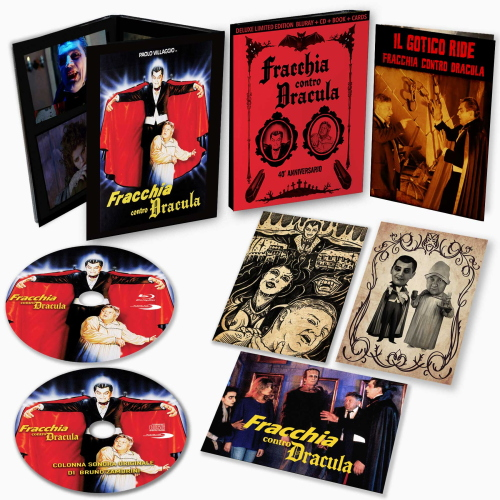FRACCHIA CONTRO DRACULA (40TH ANNIVERSARY EDITION) (DELUXE EDITION) (BLU-RAY + CD + COMIC BOOK)