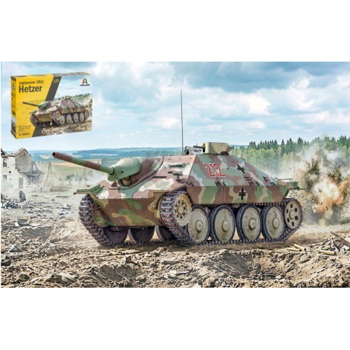 JAGDPANZER 38 (T) HETZER KIT 1:35 Italeri Kit Mezzi Militari Modellino