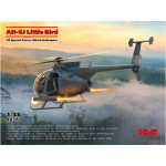 AH-6J LITTLE BIRD US SPECIAL FORCES ATTACK HELICOPTER KIT 1:48 ICM Kit Elicotteri Modellino