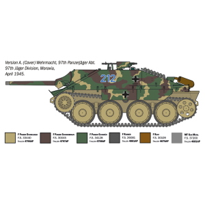 JAGDPANZER 38 (T) HETZER KIT 1:35 Italeri Kit Mezzi Militari Modellino