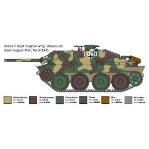 JAGDPANZER 38 (T) HETZER KIT 1:35 Italeri Kit Mezzi Militari Modellino
