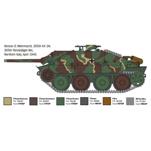 JAGDPANZER 38 (T) HETZER KIT 1:35 Italeri Kit Mezzi Militari Modellino