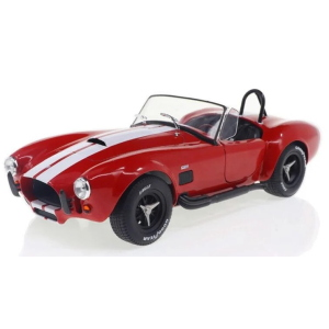 SHELBY COBRA 427 S/C SPIDER 1965 RED/WHITE 1:18 Solido Auto Stradali Modellino