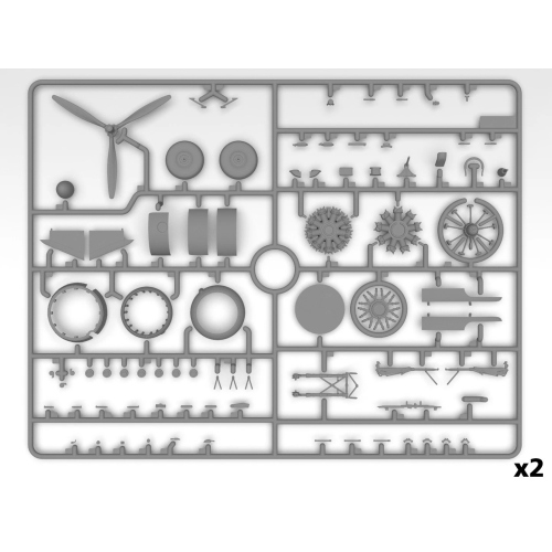 CHURCHILL'S FLYING SUITCASE KIT 1:48 ICM Kit Aerei Modellino