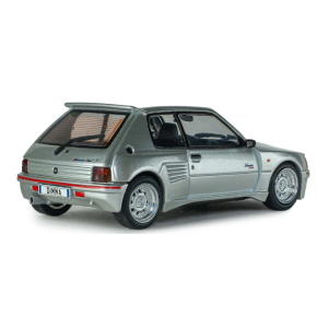 PEUGEOT 205 DIMMA GRIS FUTURA 1992 1:43 Solido Auto Stradali Modellino