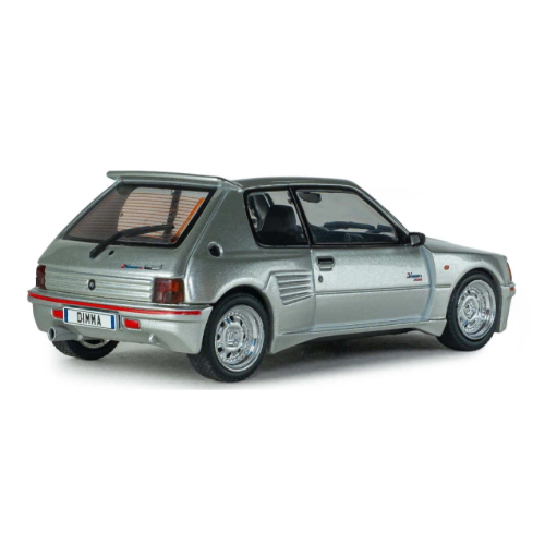 PEUGEOT 205 DIMMA GRIS FUTURA 1992 1:43 Solido Auto Stradali Modellino