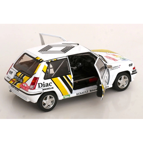 RENAULT 5 GT TURBO MK2 N.19 MONTE CARLO 1989 A.OREILLE/G.THIMONIER 1:18 Solido Auto Rally Modellino